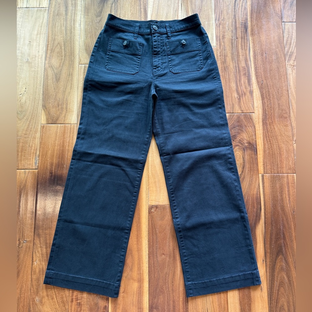 J. Crew Black Pants front pockets